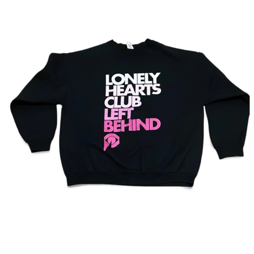 Men's Lonely Hearts Club Left Behind Crewneck Sweatshirt Medium